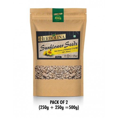 Sunflower seeds ( Pack of 2, 250 gms X 2 = 500 Gms.)